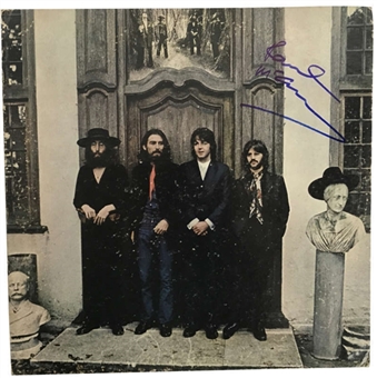 The Beatles: Paul McCartney Signed "Hey Jude" Record Album (Beckett MINT 9)!